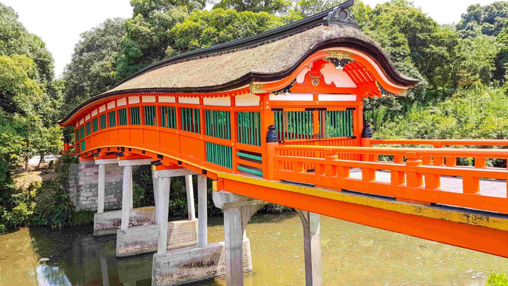 The elegant and also slender Kurehashi bridge.