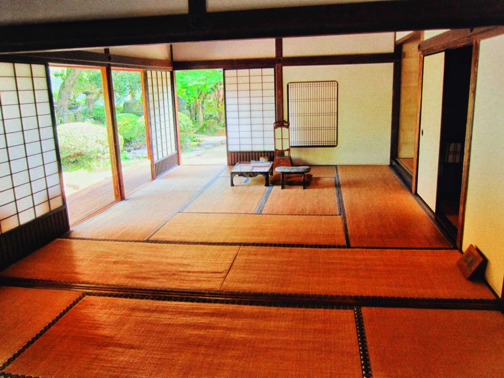 The interior of the Ōhara Residence