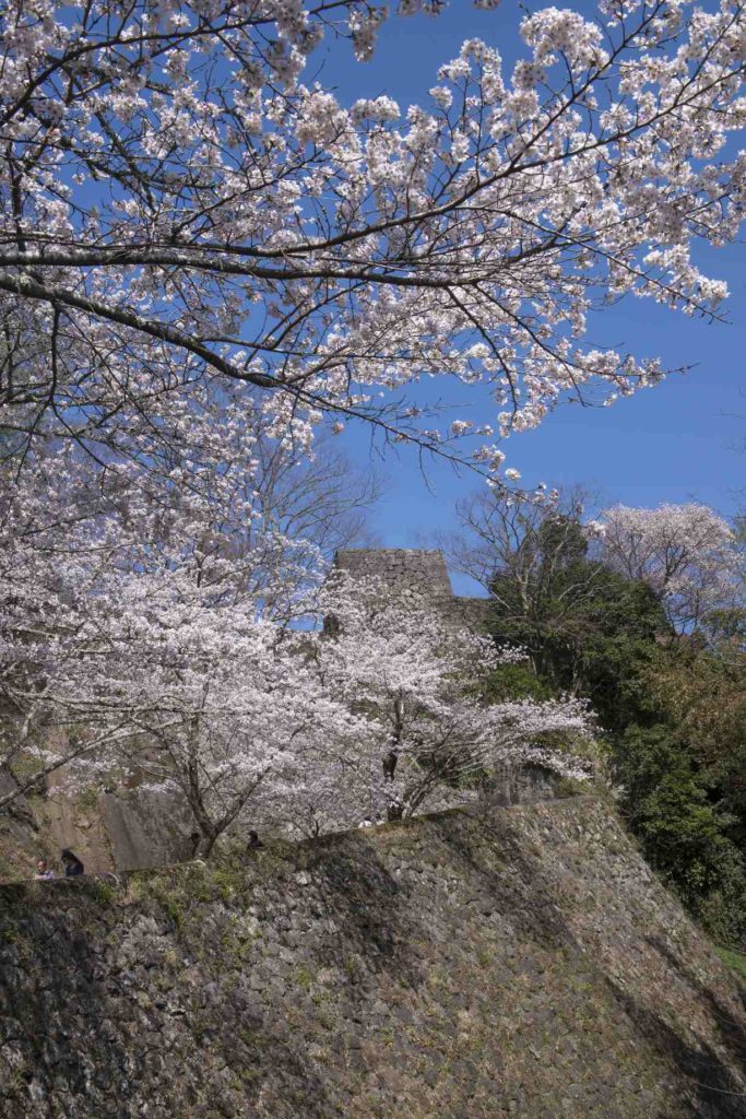 The Oka castle located in Taketa, a historic town near Ōita