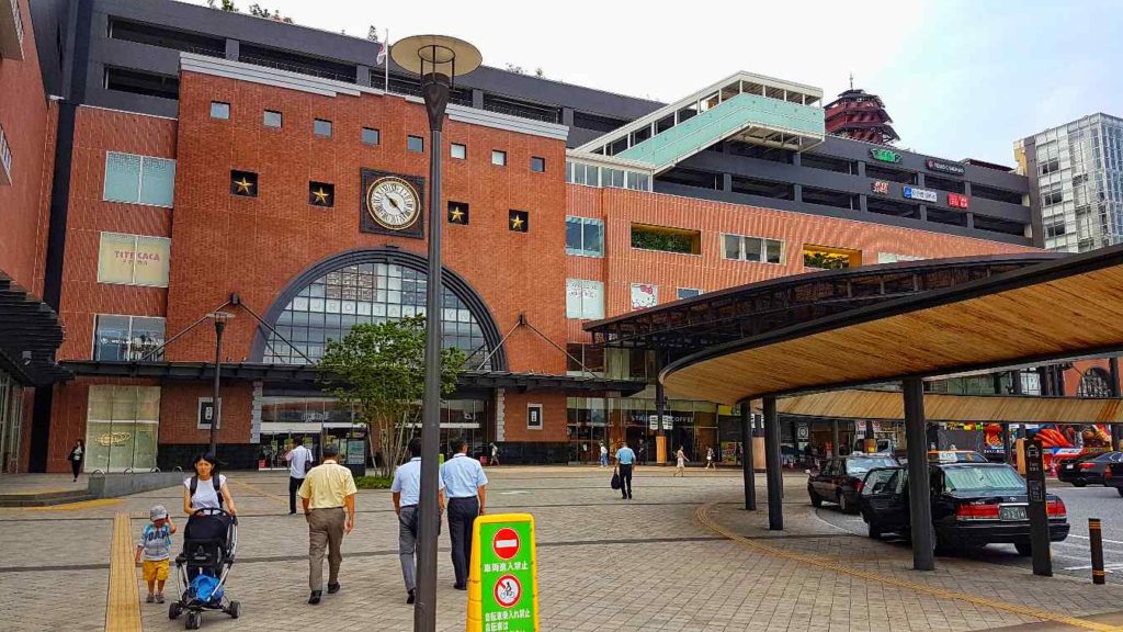 Amu Plaza on top of JR Oita station