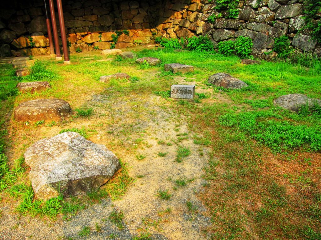 Fukuoka Castle main keep foundation