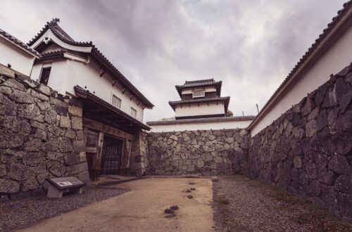 Entrance gate of Fukuoka Castle