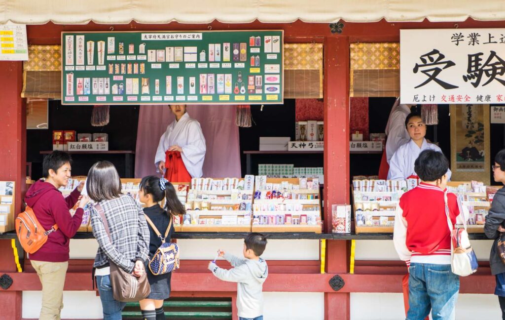 Dazaifu Tenmangu shrine counter