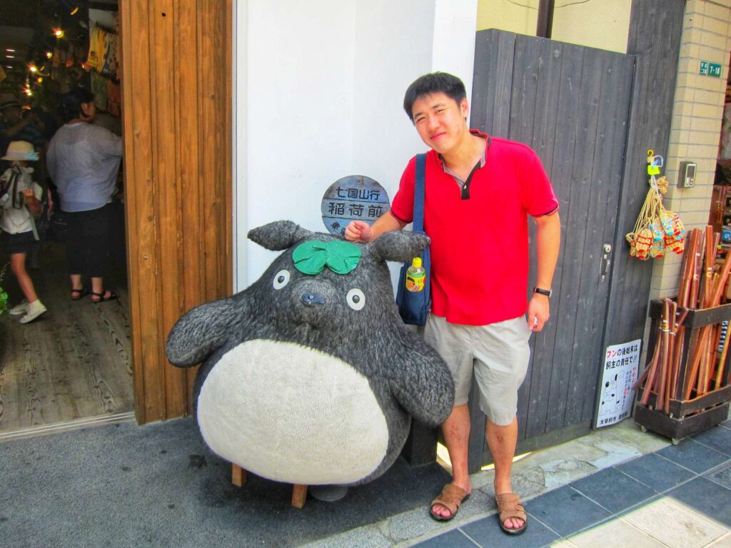 Ghibli shop entrance Totoro