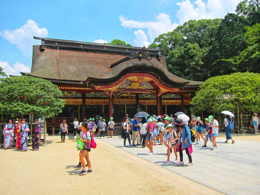 Dazaifu Tenmangu main sanctuary