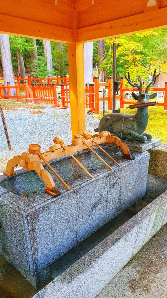 Deer statue at Oharano