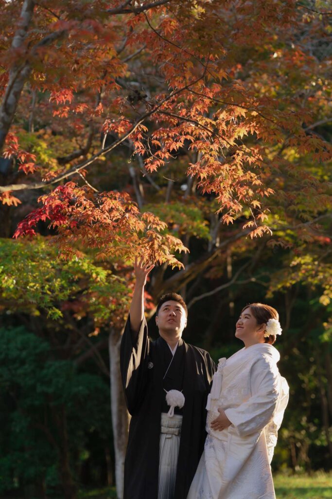 Oharano shrine autumn