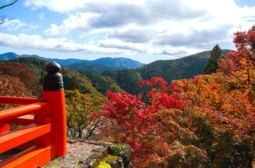 Kurama-dera mountain scenery