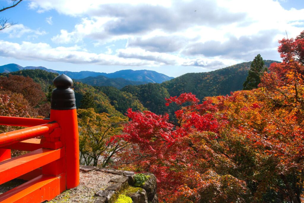 Kurama-dera autumn scenery