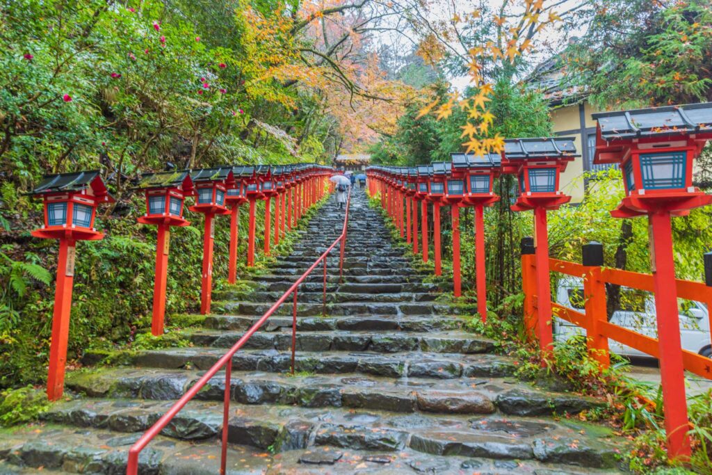 Kifune Shrine stairs