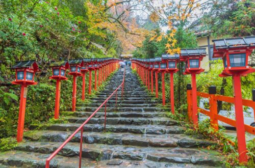 Kifune Shrine stairs