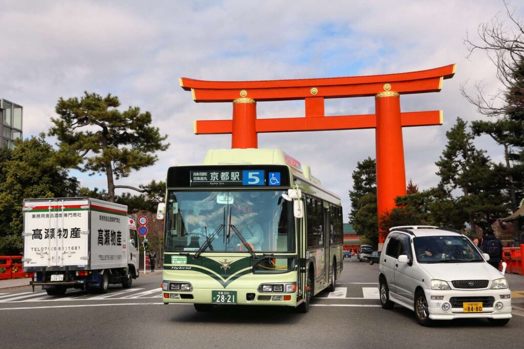 Kyoto Japan city bus