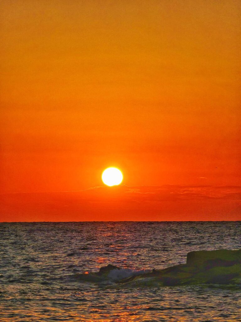 Shirarahama Beach sunset