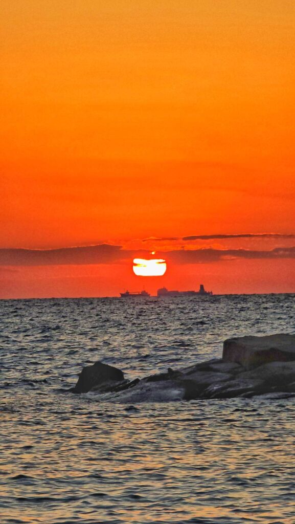 Shirarahama Beach sunset