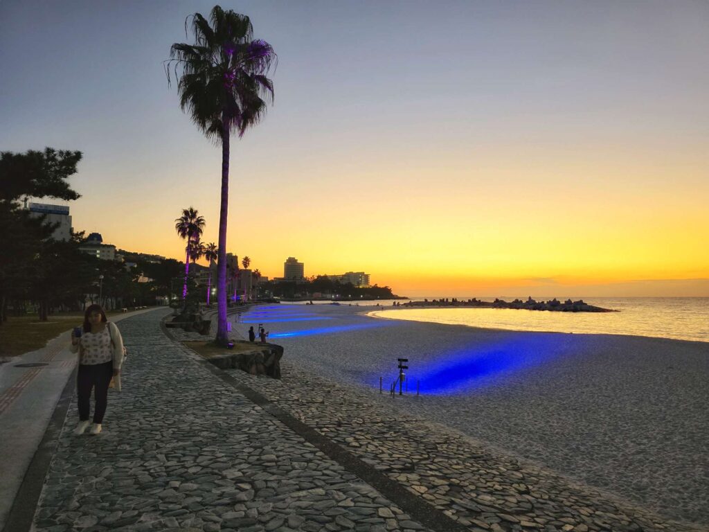 Shirarahama beach pathway